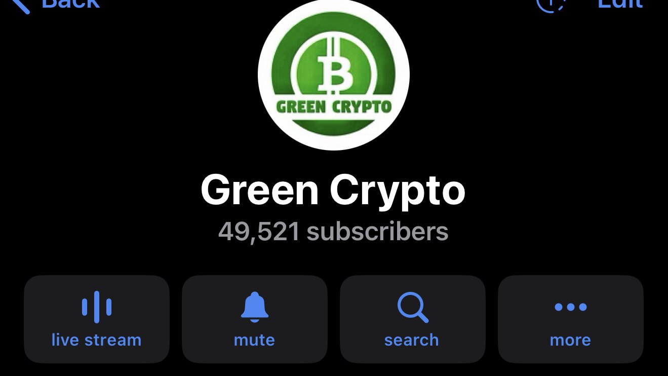 Green Crypto