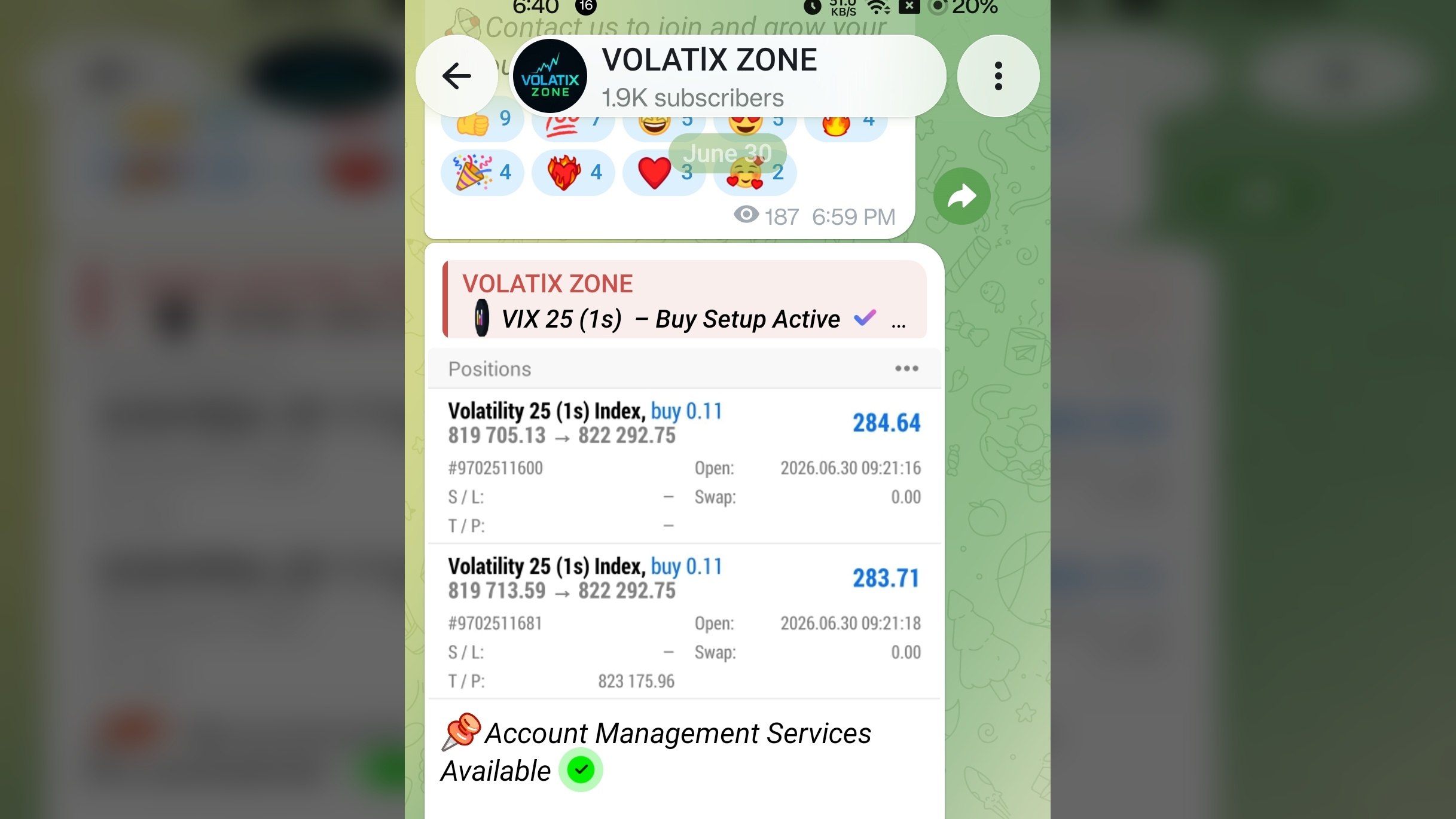 VOLATlX ZONE